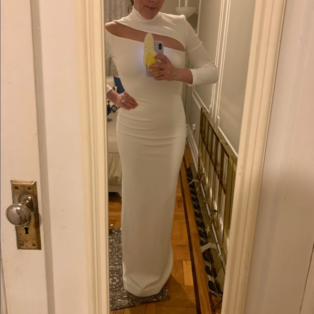 White winter dress new with tags - Solace London